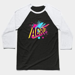 Acro Yoga, Acro Poses ,Aerial Fitness Dance,Acro Rainbow Baseball T-Shirt